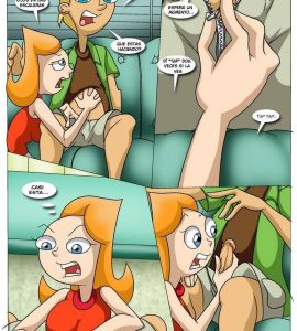 Cartoon - Ayudando a una Amiga (Candace y Stacy Sexo Lésbico) - 11