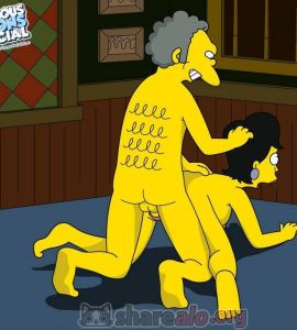 Sexo - Moe Szyslak Folla a Mujer Cachonda en su Bar - 4