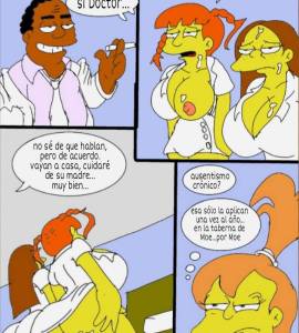 Cartoon - Las Spucklers Folladas por el Dr. Hibbert y el Dr. Nick Riviera - 11