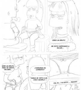 Comics Hentai Porno Ver Muéstrame #1 (Bart Simpson Folla a Las Gemelas)