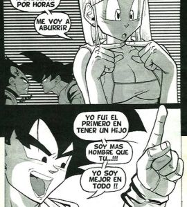 Sexo - El Mejor Saiyan (Vegeta y Goku Follan a Bulma) - 4