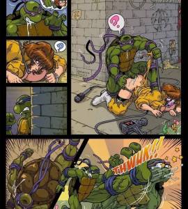 Comics XXX - The Mating Season (XXX de Las Tortugas Ninja Follando a April O´Neil) - 6