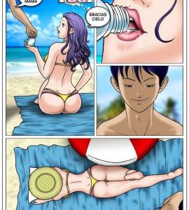Comics XXX - Beach Adventure – Milftoon (Parte #1, #2 y #3) - 6