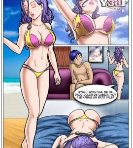 Manga - Beach Adventure – Milftoon (Parte #1, #2 y #3) - 8