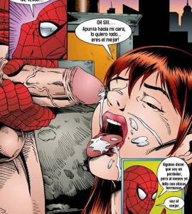 Historietas - SpiderMan Follando a Mary Jane Watson por Atrás - 10