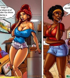 Comics XXX - Love Thy Neighbor (Pelirroja Puta Cogida por 2 Negros) - 6