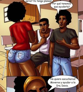Comics Porno - Love Thy Neighbor (Pelirroja Puta Cogida por 2 Negros) - 7