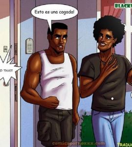 Manga - Love Thy Neighbor (Pelirroja Puta Cogida por 2 Negros) - 8