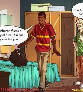 Comics XXX - Online Dating Dilemma (Cita entre una Rubia y un Negro) - 6