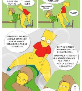 Cartoon - Las Píldoras Mágicas (Bart y Edna Krabappel) - 11
