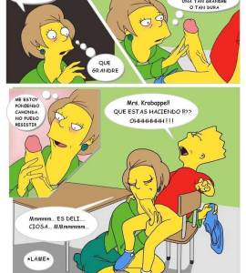Comics XXX - Las Píldoras Mágicas (Bart y Edna Krabappel) - 6
