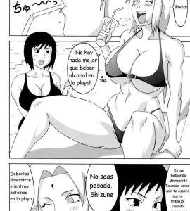 Comics Porno - Tsunade, Hinata y Sakura en la Playa Obscena - 7